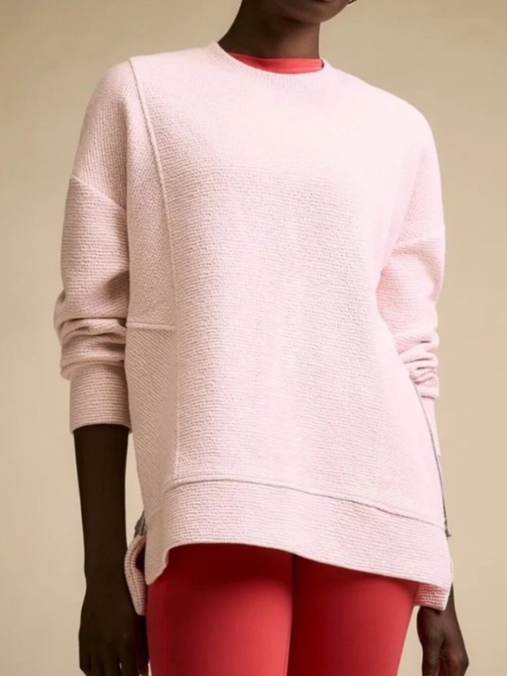Calia Women’s Elevate Side Zip Tunic- Pink Darling